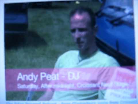 Andy Hunter Local Artist  at Glastonbury 2009. Croissant Neuf 2009 Solar Powered Podcast.