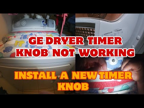How to Fix GE Dryer Knob Not Working | Dryer Knob Stripped | Model GTDP301EL1WS