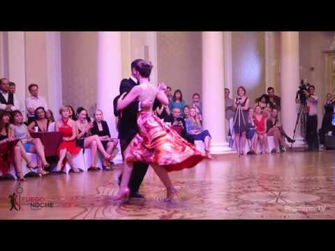  Fabian Peralta  and  Josefina Bermudez Avila  are  dancing  at  Fuego de la Noche Kazan  in  2016