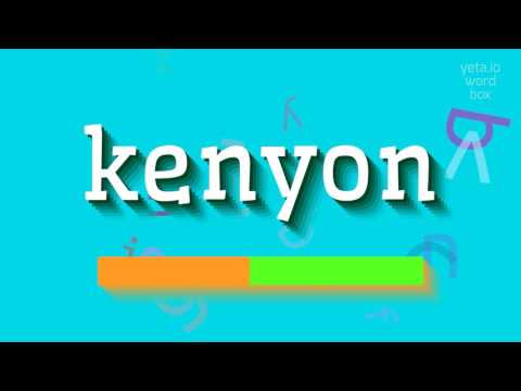 How to say "kenyon"! (High Quality Voices)