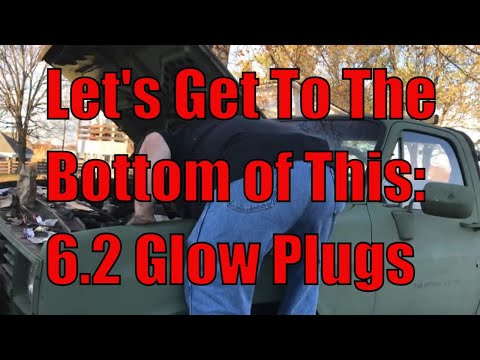 How to Remove Problem Glow Plugs & Install New; GM 6.2 Diesel Engine M1008 CUCV Truck