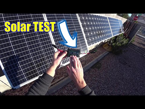 Solar test for BateriaPower MPPT 10A Solar Charge Controller