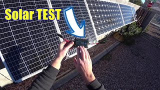 Solar test for BateriaPower MPPT 10A Solar Charge Controller