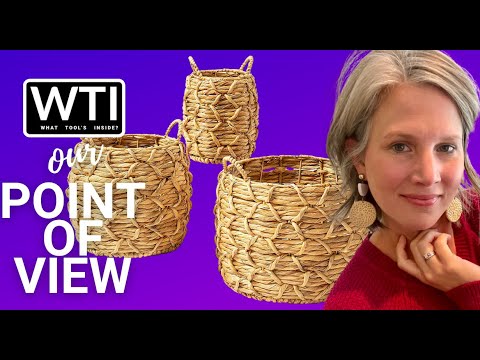 Areta Wicker Storage Baskets - WTI product video review