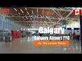 4K Find Your Gate Walk Calgary International Airport YYC Alberta Canada Walking Tour 272
