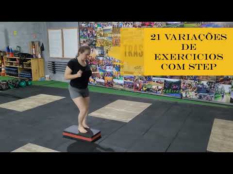 21 VARIAÇÕES DE EXERCÍCIOS COM STEP