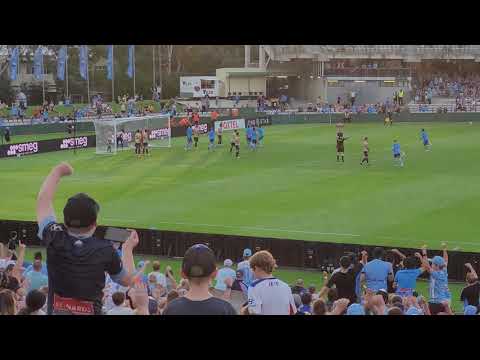 Alex Wilkinson winning goal for Sydney FC vs Newcastle Jets A-League Round 12 2020/21