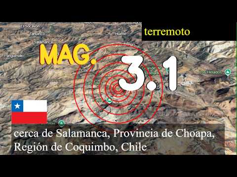 Terremoto cerca de Salamanca, Provincia de Choapa, Región de Coquimbo, Chile actualizaciones en viv