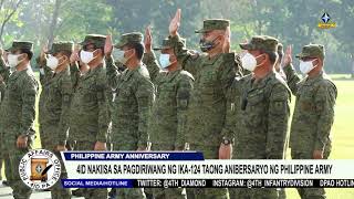 4ID nakiisa sa pagdiriwang ng ika-124 taong anibersaryo ng Philippine Army