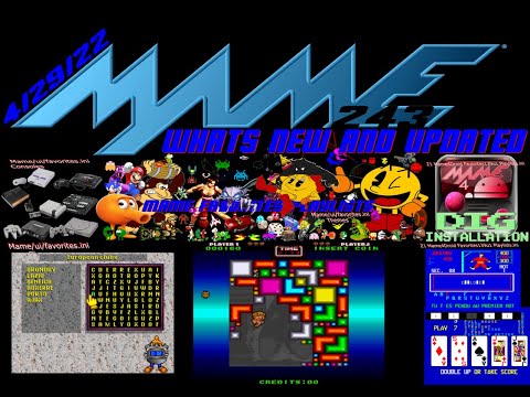 Mame 243 Whats new & playable & the lists to play them 4/29/22