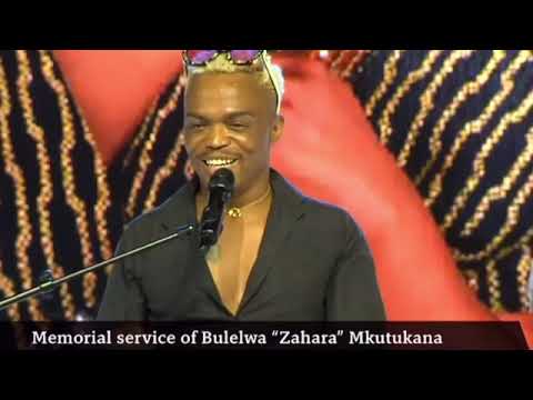 Emotional speech at Zahara's memorial service by Somizi 😭😭😭😭😭