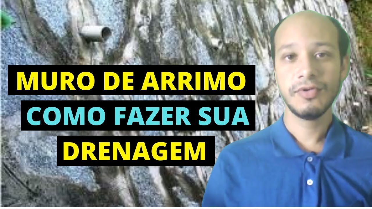 MURO DE ARRIMO COMO FAZER SUA DRENAGEM