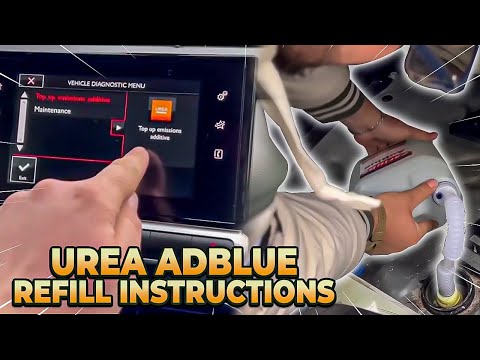 Cintroen C4 Cactus 2016 Urea (Adblue)refill instructions