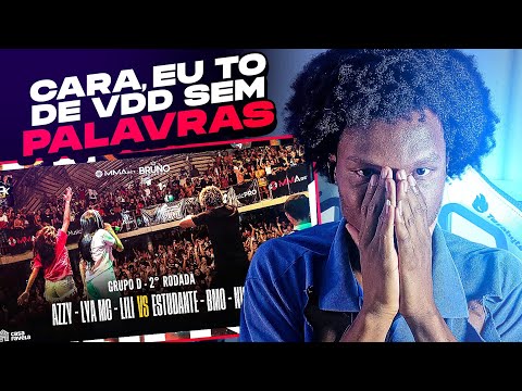 (A VIBE DO ANO!🔥) AZZY, LYA, LILI X BMO, NICOLAS E ESTUDANTE | React [GRUPO D - 2° RODADA]