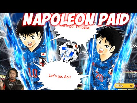 Kompilasi Gacha Japan Step up part 2 + Napoleon paid - Captain Tsubasa Dream Team