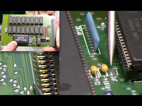 Amiga 500 r5 1MB Chip ram - Agnus mod how to