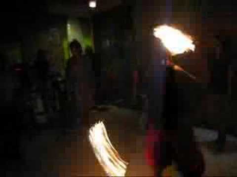 samba and fire dancing in Sayulita