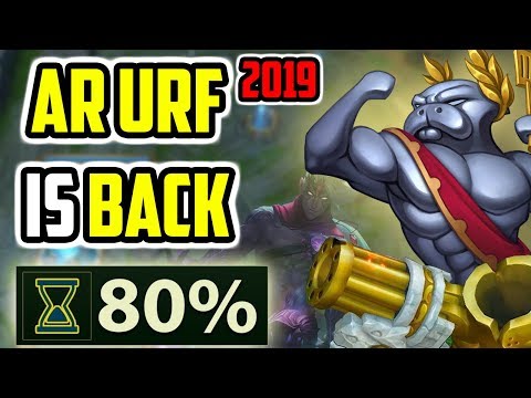 AR IS BACK AGAIN 2019 !?!?! - league of legends PBE ARURF