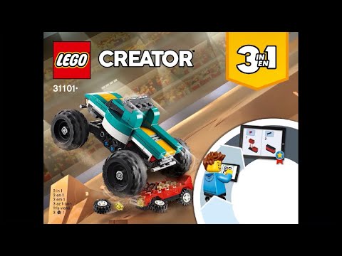 LEGO 31101 monster truck instruction