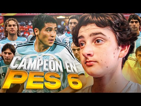 SALGO CAMPEON DEL MUNDO CON ARGENTINA EN EL PES 6, ¿EL MEJOR JUEGO DE FUTBOL DE LA HISTORIA?