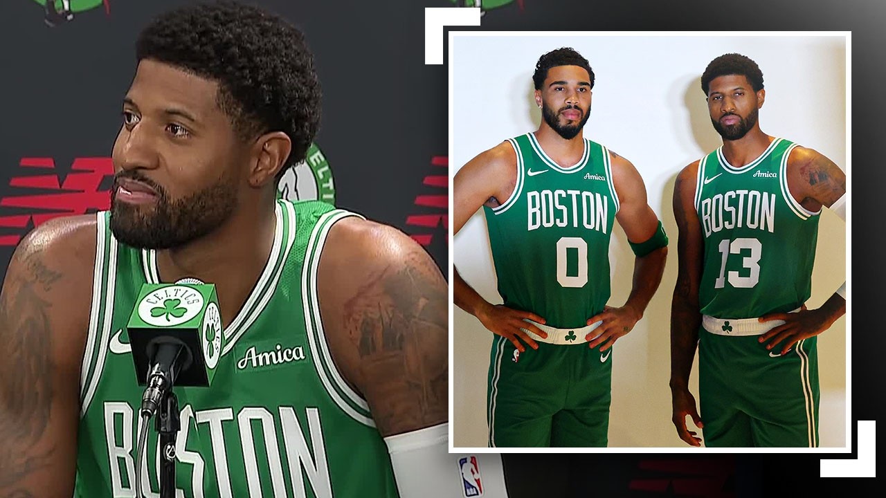 Paul George Speaks On New Chapter at Celtics Media Day