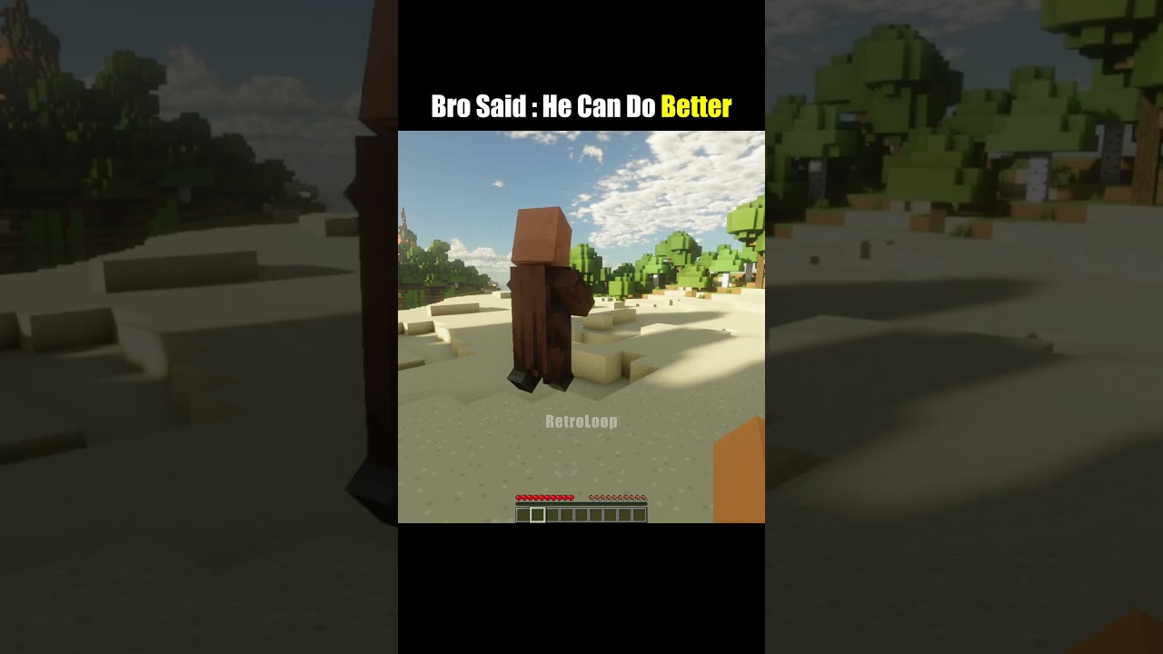Bro Said He Can Do Better Minecraft Memes