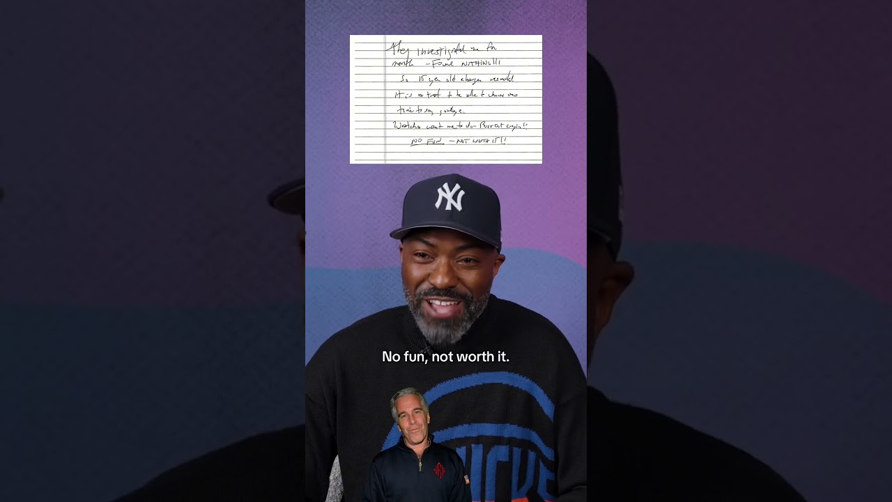 Alleged Jeffrey Epstein note found #epsteinfiles