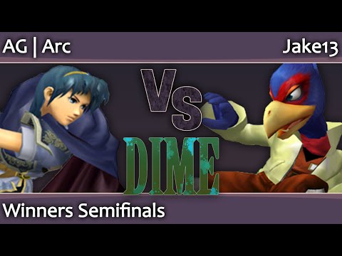 DIME 15 Melee - AG Arc (Marth) vs Jake13 (Falco) - Winners Semifinals