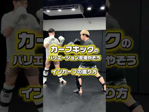 カーフキックのバリエーションを増やそう！インカーフの蹴り方！#RIZIN#ライジン#キックボクシング#kickboxing#キックボクシングテクニック#カーフキック