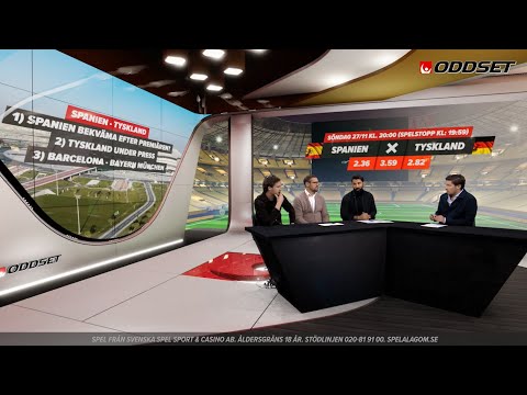 Studio Oddset VM - Inför Spanien - Tyskland