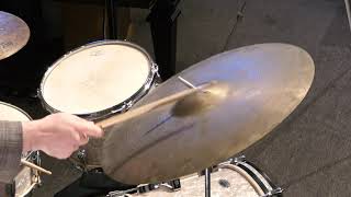 Video thumbnail for Zildjian 21" A. 70's Stamp Ride Cymbal - 3268g by Steve Maxwell Drums