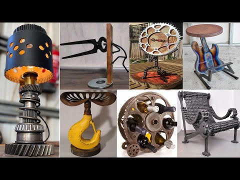 Industrial Metal Scrap Reborn  into Unusual and Functional Art design ideas  That Pays