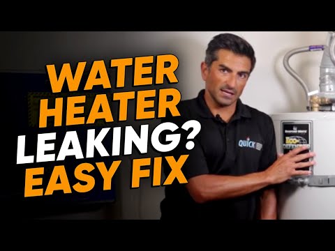 image-What would cause a water heater to leak?