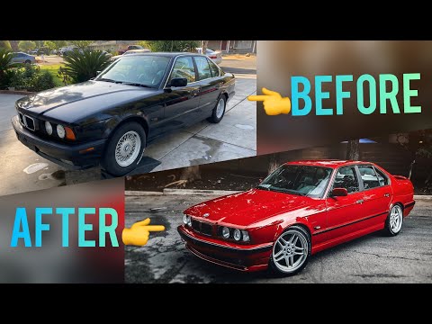 BAU EINES BMW E34 540i IN 15 MINUTEN!