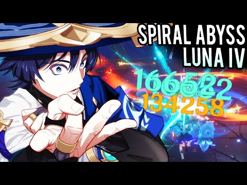 C6 R5 Wanderer Luna IV Spiral Abyss Speedrun [Genshin Impact 6.3]