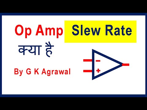 Slew rate of Op Amp, in Hindi Video