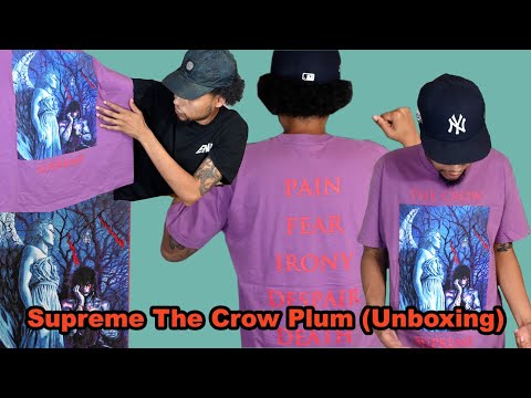 Supreme The Crow Plum T-Shirt - FW21 Week 4 (Unboxing)