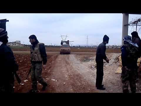 استهداف نقاط تمركز تنظيم داعش في ريف حمص الشمالي بواسطة رشاش 14 من قبل لواء الغضب