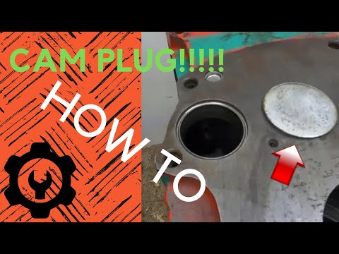 How to install cam plug 89-02 Cummins
