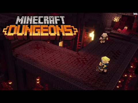 Minecraft Dungeons Flames of the Nether DLC Gameplay Walkthrough