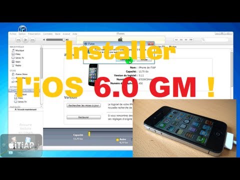 comment installer ios 6