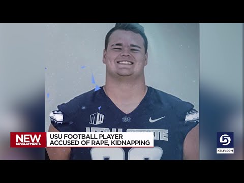 USU football player arrested on suspicion of rape, kidnapping, drugs charges