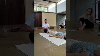 Teaching Thai Yoga Massage at Auroville, India