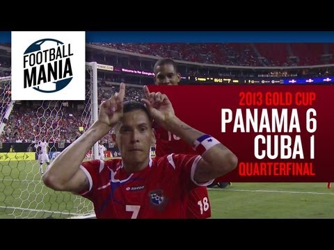 Panama 6 x 1 Cuba - Quarterfinal - Gold Cup 2013