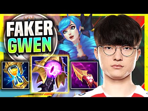 FAKER IS A BEAST WITH NEW CHAMPION GWEN! - T1 Faker Plays New Champion Gwen Mid vs Ekko! | Season 11