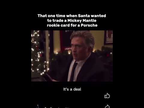 1952 Topps Mickey Mantle rookie card -Porsche trade !!