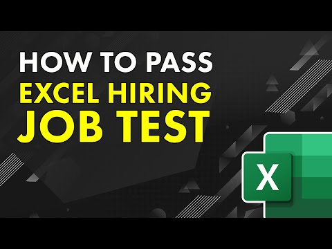 How to Pass EXCEL TEST FOR JOB INTERVIEW - Questions and Answers with Solutions