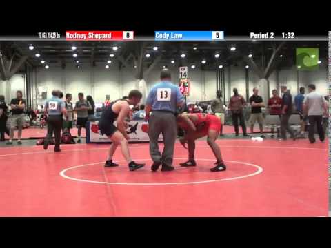 Men 70 KG / 154.25 lbs - Rodney Shepard vs. Cody Law