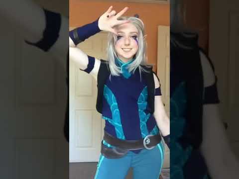 Making a Rayla (The Dragon Prince) Cosplay #shorts