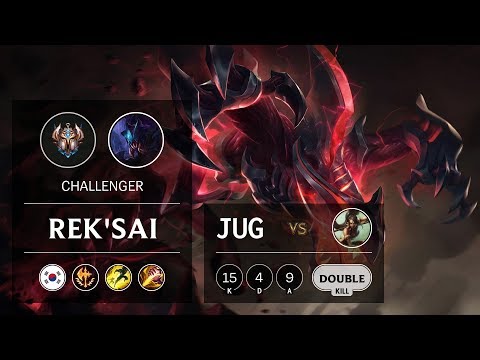 Rek'Sai Jungle vs Nidalee - KR Challenger Patch 9.9